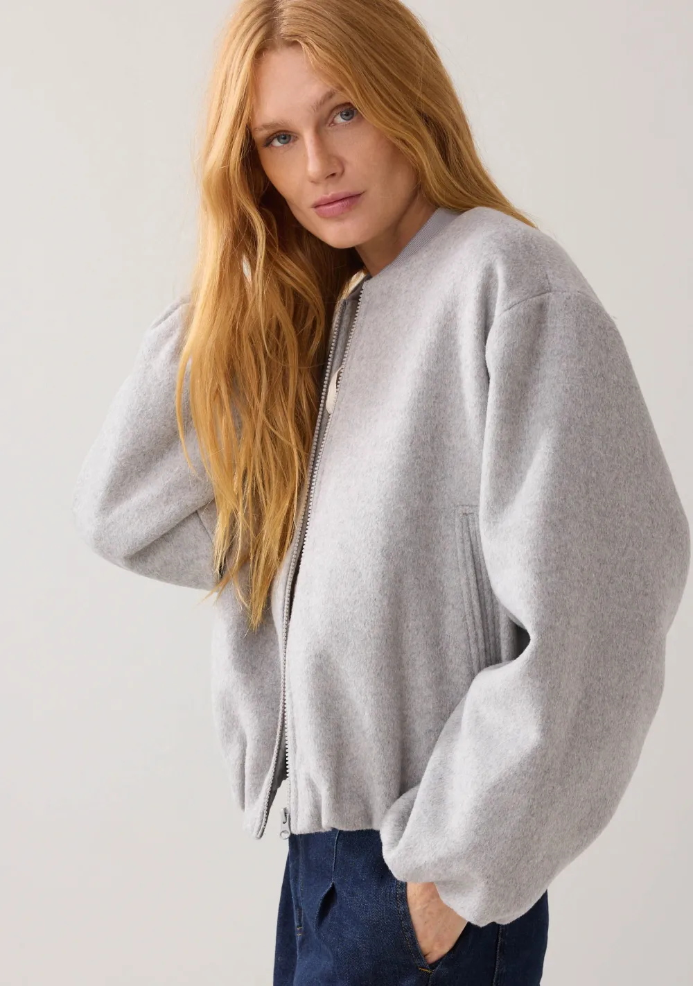 Jassen|Blazers & Jasjes>SUMMUM BOMBERJACK Grijs