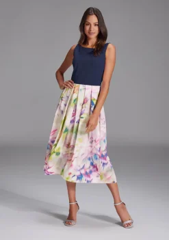 Gelegenheidskleding>SWING JURK Blauw