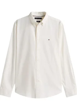 Overhemden>TOMMY HILFIGER OVERHEMD Off white