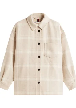 Blazers & Jasjes|Blouses>TOMMY HILFIGER OVERSHIRT Beige