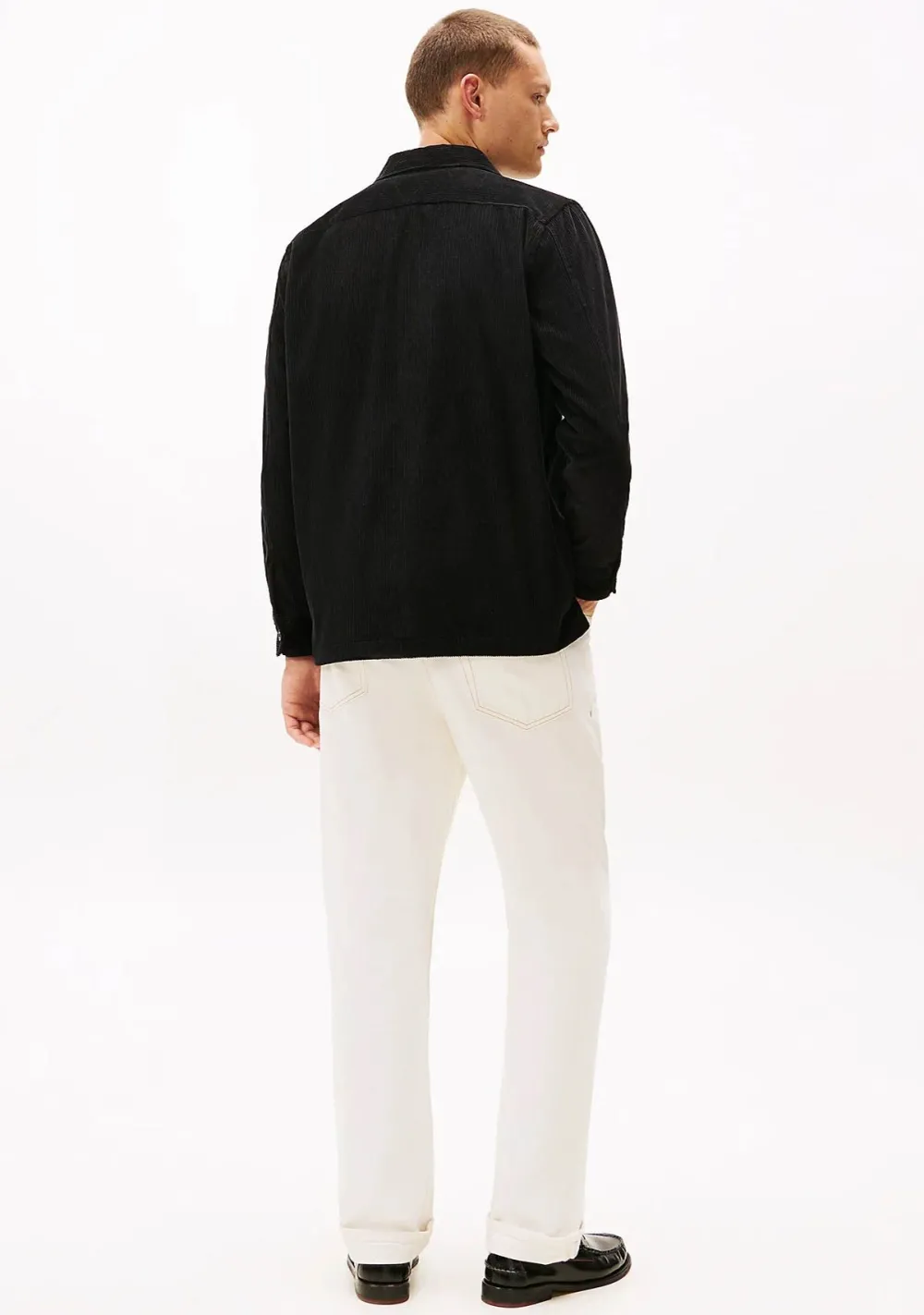 Overshirts>TOMMY HILFIGER OVERSHIRT Zwart