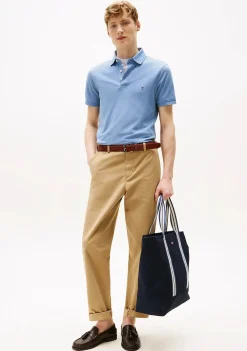 Polo's>TOMMY HILFIGER POLO Blauw