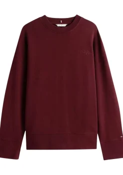 Sweaters|Truien>TOMMY HILFIGER SWEATER Rood
