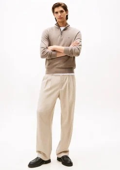 Truien>TOMMY HILFIGER TRUI Beige