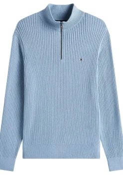 Truien>TOMMY HILFIGER TRUI Blauw