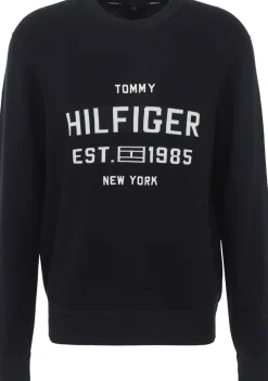 Truien>TOMMY HILFIGER TRUI Blauw