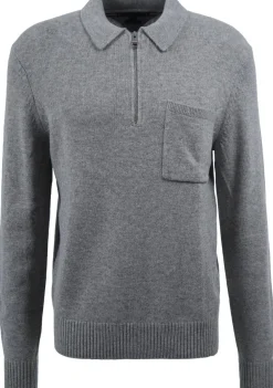 Truien>TOMMY HILFIGER TRUI Grijs