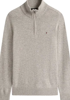 Truien>TOMMY HILFIGER TRUI Grijs