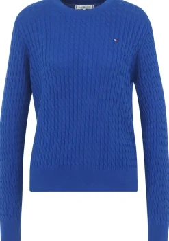 Truien>TOMMY HILFIGER TRUI Blauw