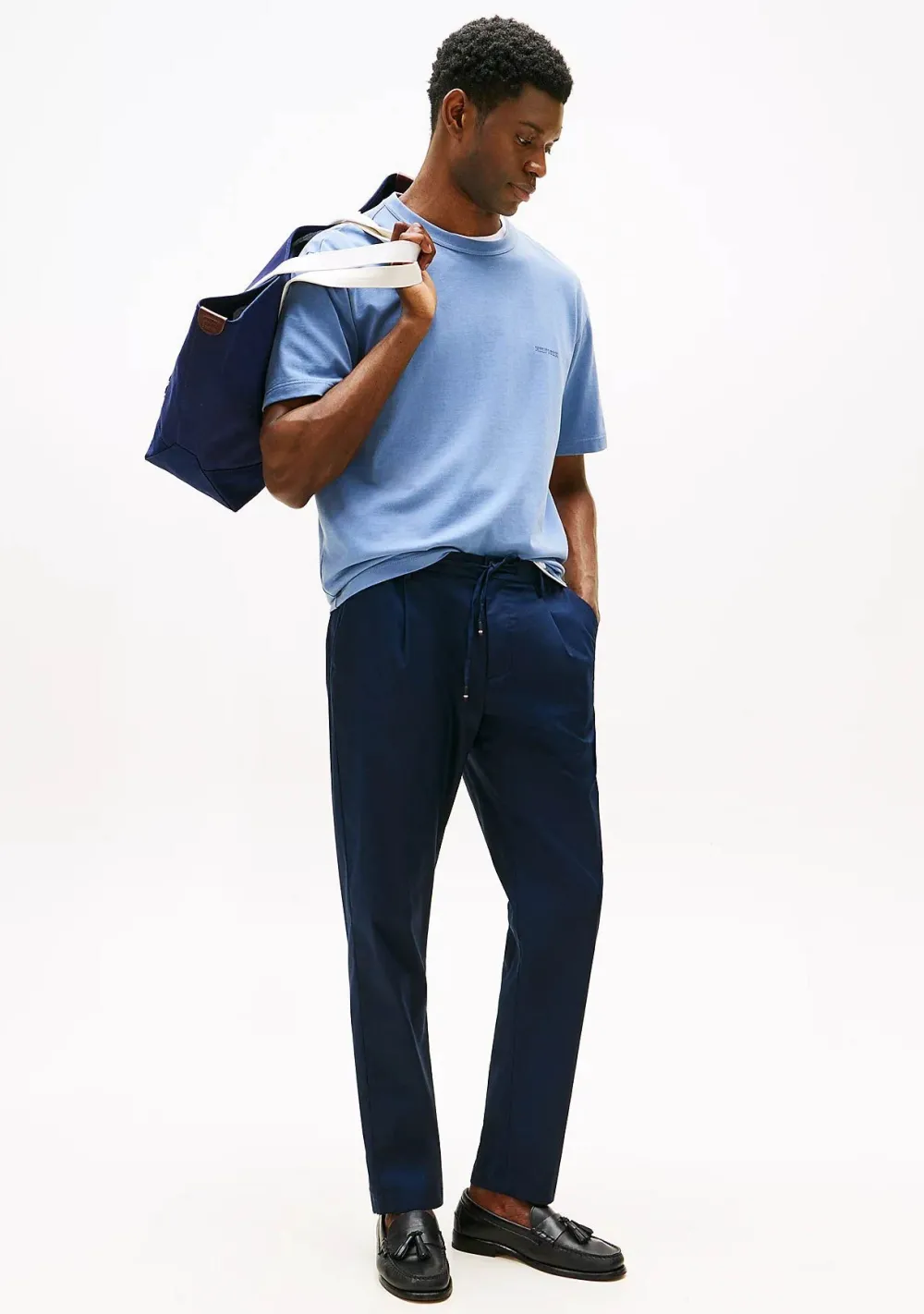 T-Shirts>TOMMY HILFIGER TSHIRT Blauw