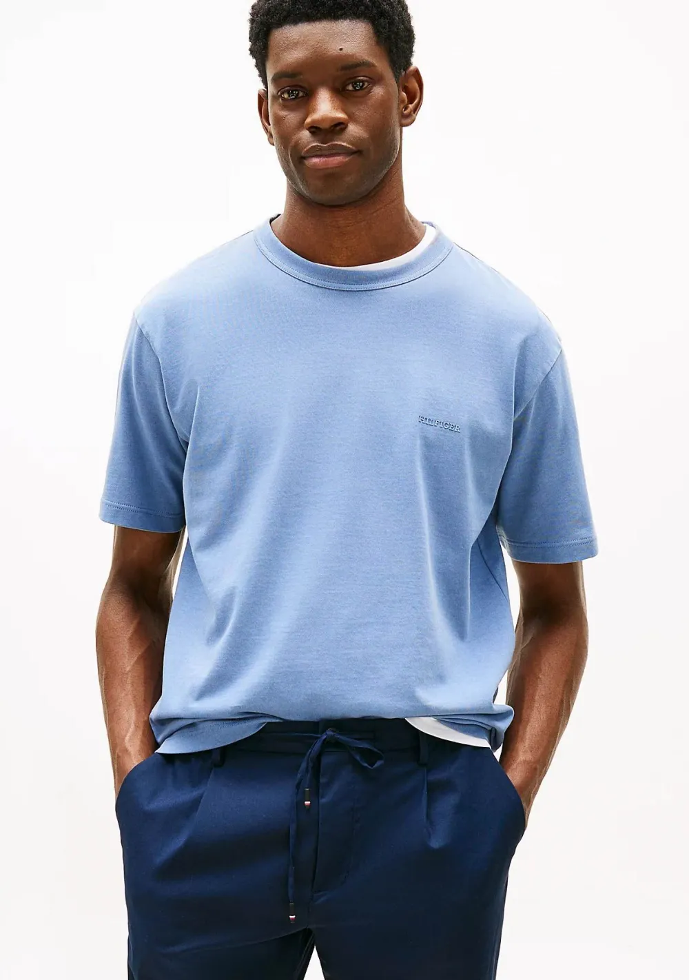 T-Shirts>TOMMY HILFIGER TSHIRT Blauw