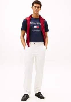 T-Shirts>TOMMY HILFIGER TSHIRT Blauw