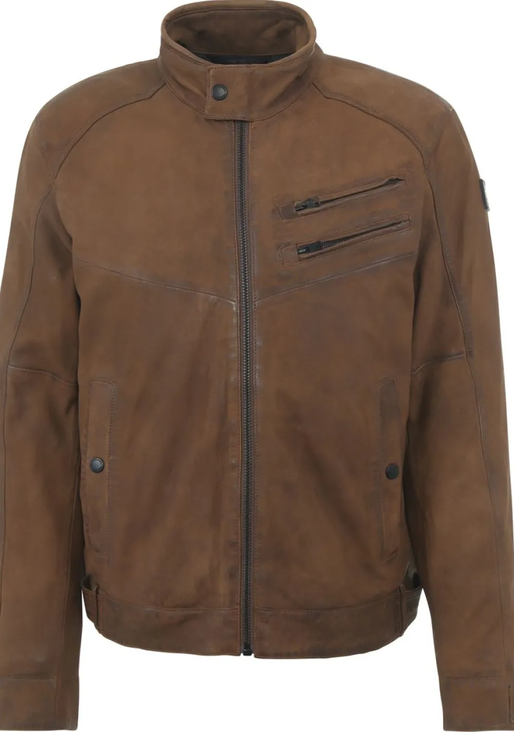 Jassen>VANGUARD LEREN JACK Bruin