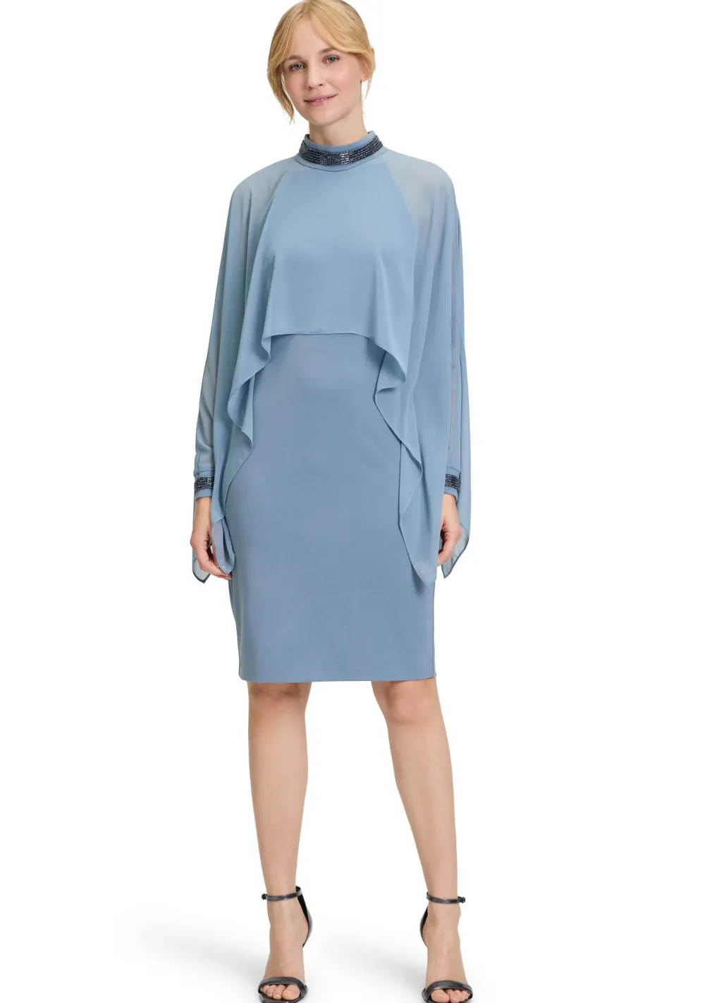 Gelegenheidskleding>VERA MONT JURK Blauw