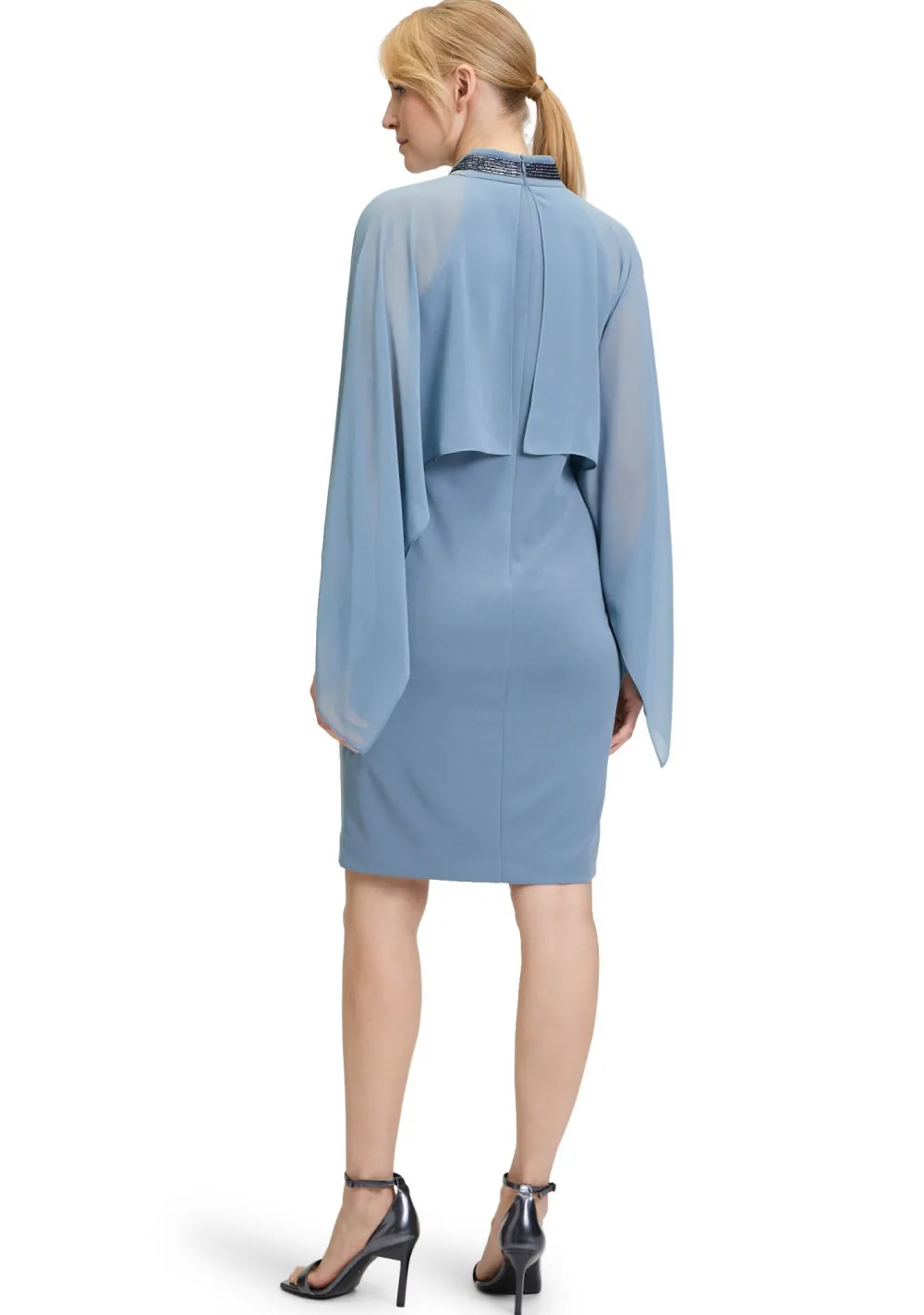 Gelegenheidskleding>VERA MONT JURK Blauw