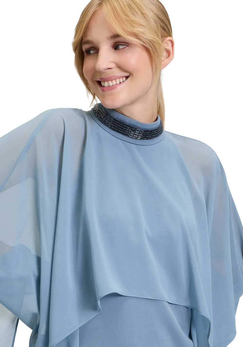 Gelegenheidskleding>VERA MONT JURK Blauw