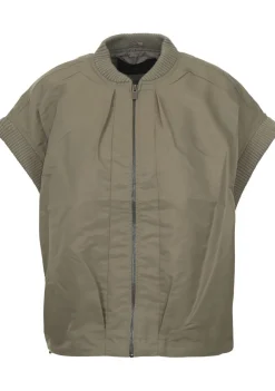 Jassen>WITH BLACK BODYWARMER Beige