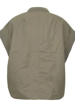 Jassen>WITH BLACK BODYWARMER Beige