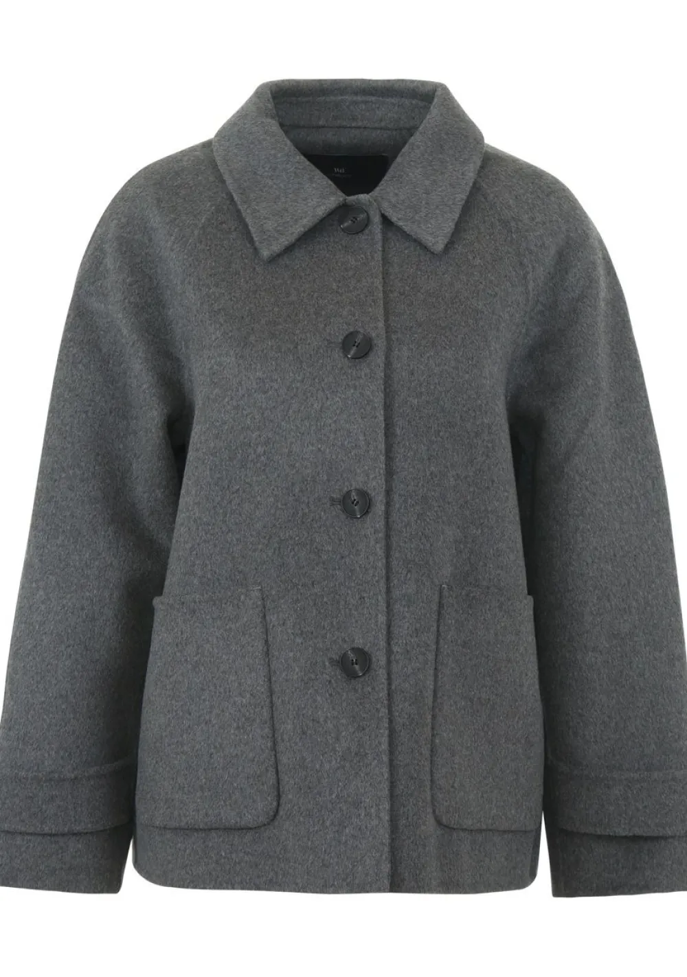 Winterjassen|Jassen>WITH BLACK MANTEL Grijs