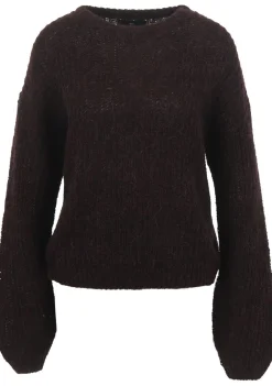 Truien>WITH BLACK TRUI Paars