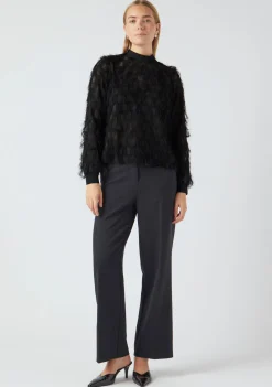 Blouses>YAS BLOUSE Zwart