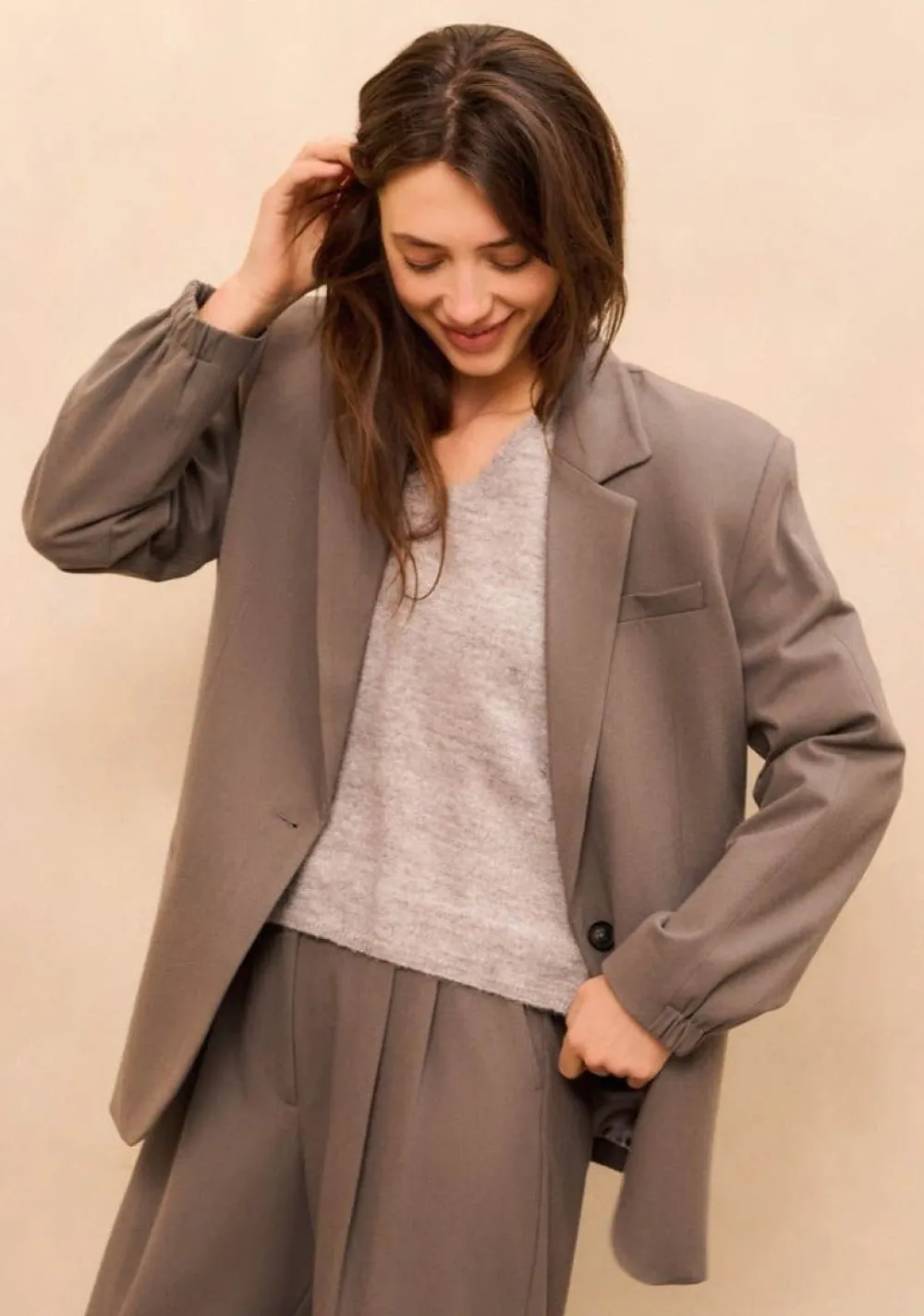 Pakken & Co-Ords|Blazers & Jasjes>YAYA BLAZER Grijs