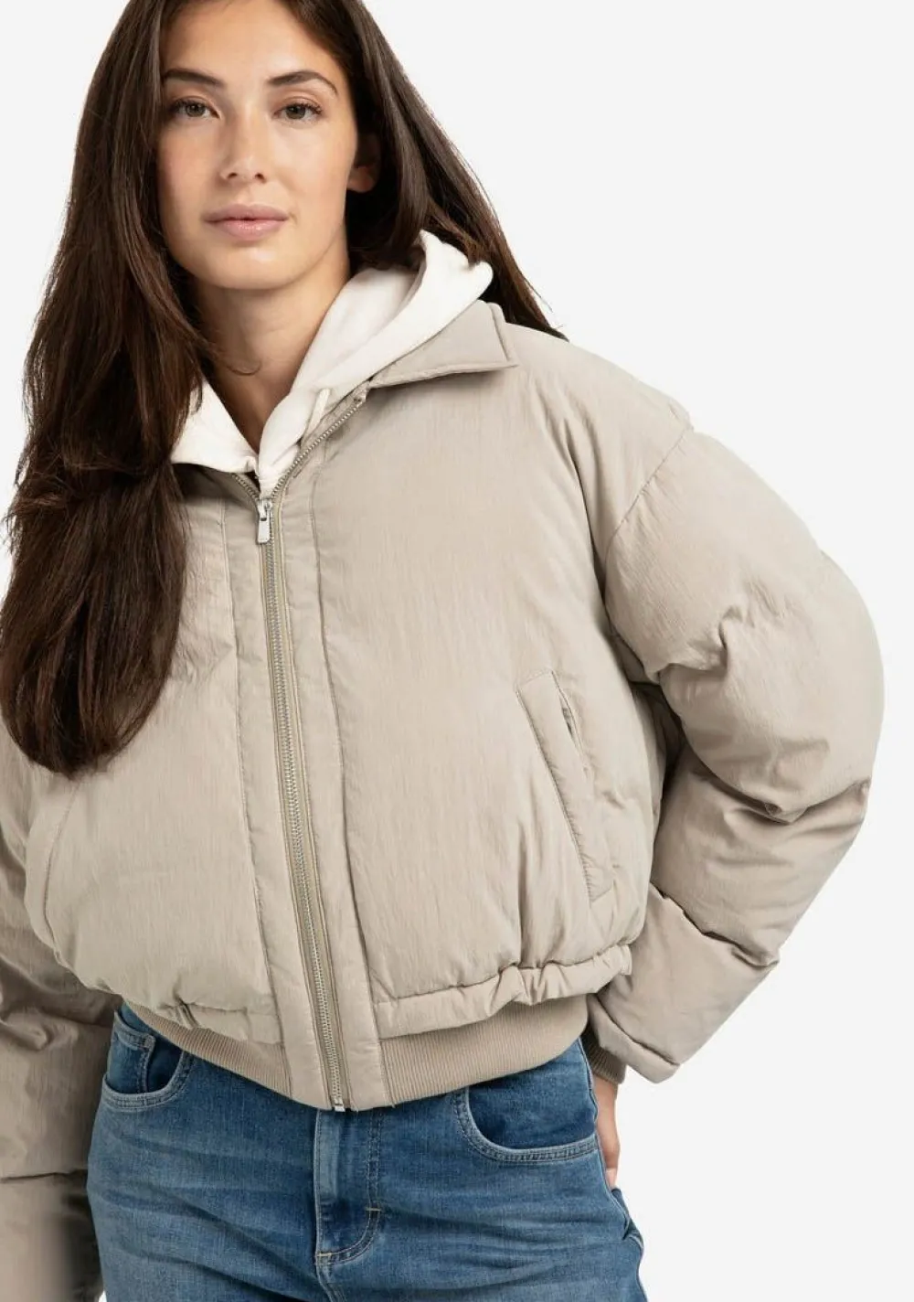 Winterjassen|Jassen>YAYA JACK Beige