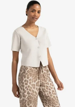 Vesten>YAYA VEST Beige