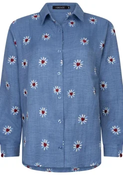 Blouses>YDENCE BLOUSE Blauw